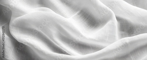 White Fabric Drape Texture