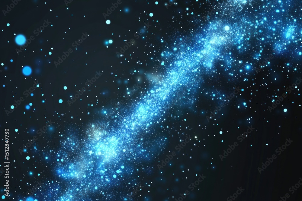 Obraz premium Cosmic Nebula in Dark Space