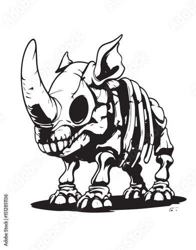 Rhino_Skeleton_Simple_Cartoon_Design