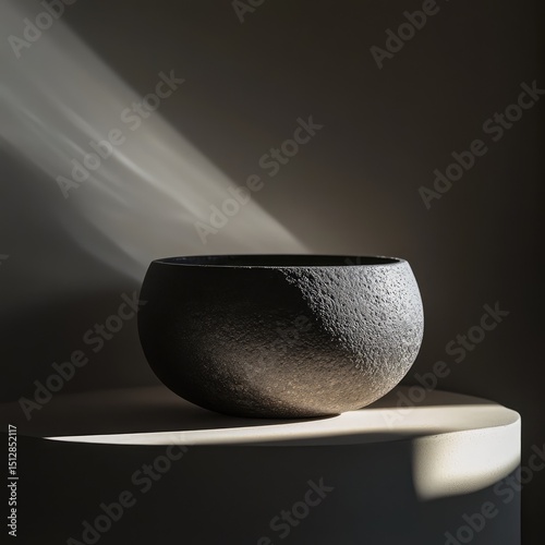 A product shot with careful attention to luminance range, highlighting the details in both light and dark areas of the object.