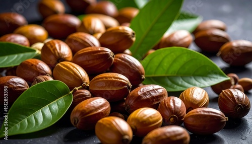 Argan Nuts and Leaves: Moroccan Beauty Secret