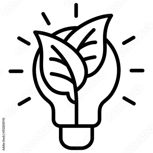 Eco Light Icon
