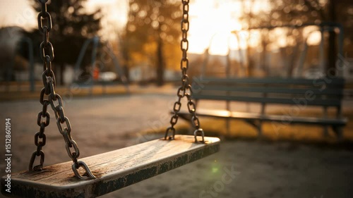 Park Swing Close-up photo