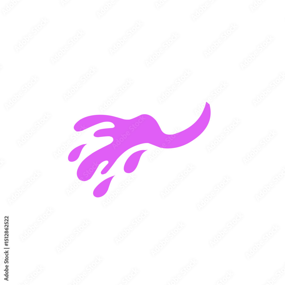 Obraz premium grape purple liquid vector