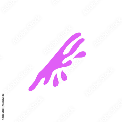 grape purple liquid vector
