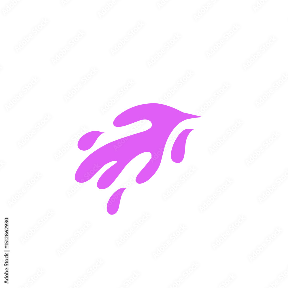 Obraz premium grape purple liquid vector