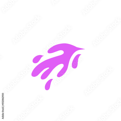 grape purple liquid vector