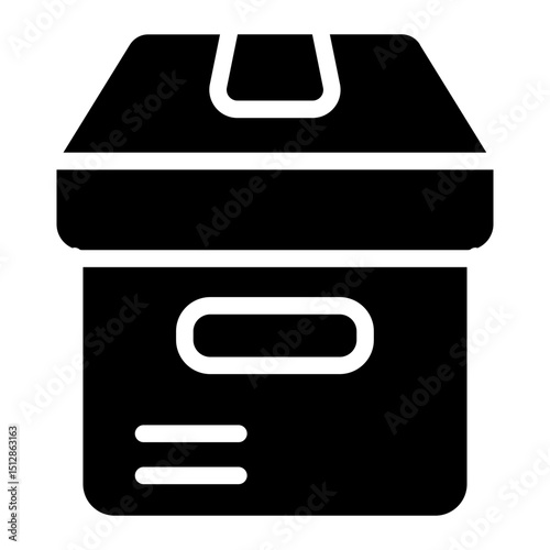 Parcel Solid Icon