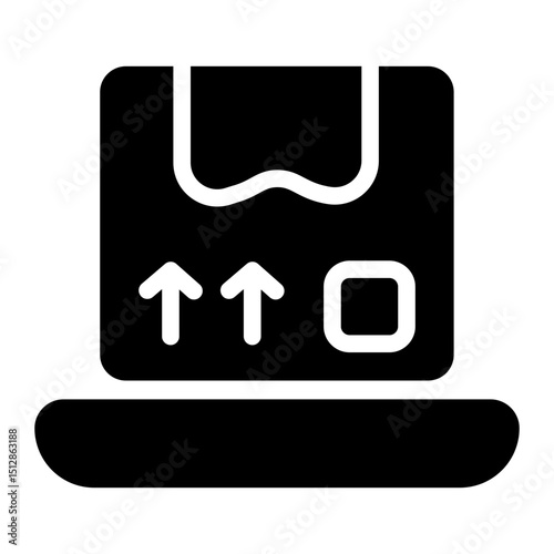 Parcel Solid Icon