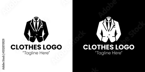 Elegant Clothes Logo for Tailoring and Suit Stores