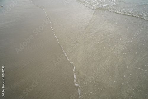 Fototapeta Naklejka Na Ścianę i Meble -  Picture of the sea when it is about to rain.