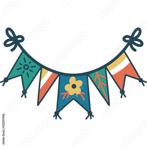 Traditional Birthday Banner Icon