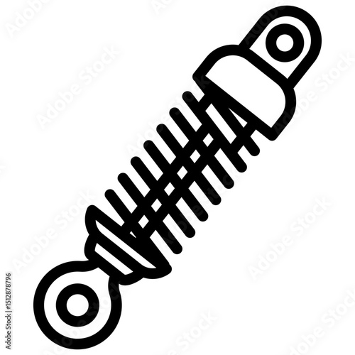 Damper line icon