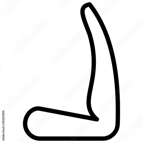 Car seat line icon