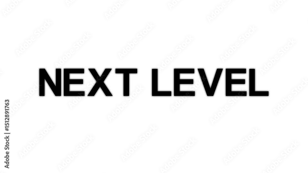 NEXT LEVEL text on computer old tv glitch interference noise screen animation seamless loop - New quality universal vintage motion dynamic animated background NEXT LEVEL text on computer old tv glitch interference noise screen animation seamless loop - New quality universal vintage motion dynamic animated background
