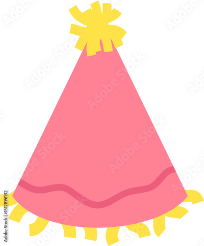 Birthday Celebrations Cute Cake and Birthday Cap