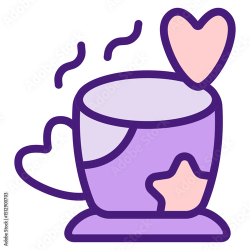 Favourite Mug Flat Icon