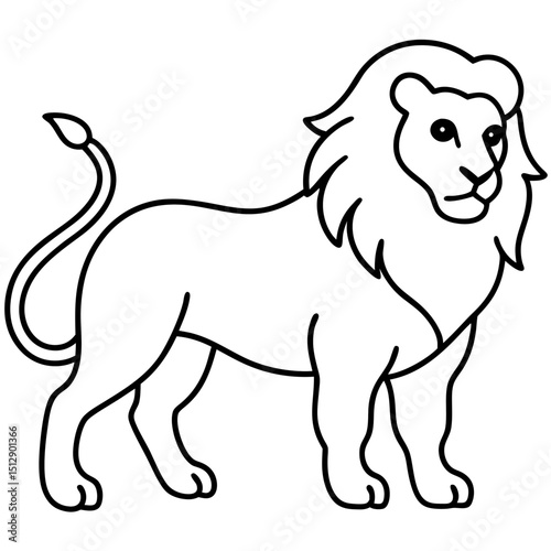 Lion As Zodiac Leo Symbol