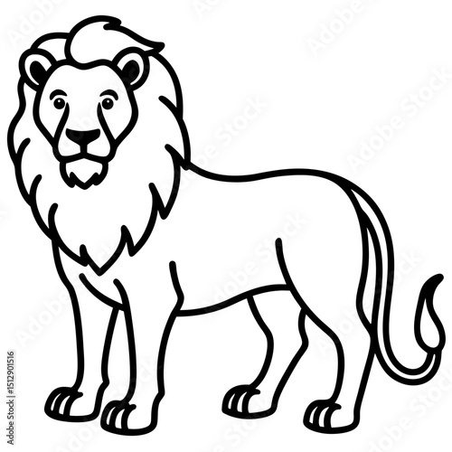 Lion In Royal Pose