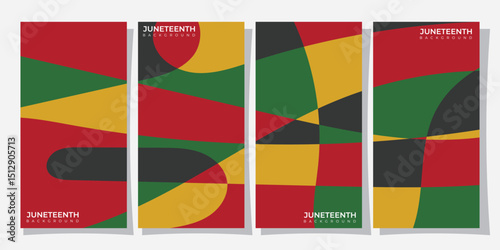 Abstract Juneteenth backgrounds set, abstract juneteenth pattern background juneteenth abstract seamless pattern