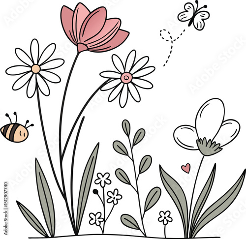 vector floral background