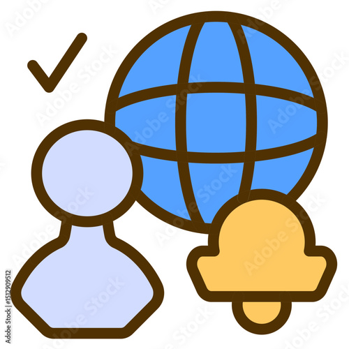 World Member Flat Icon