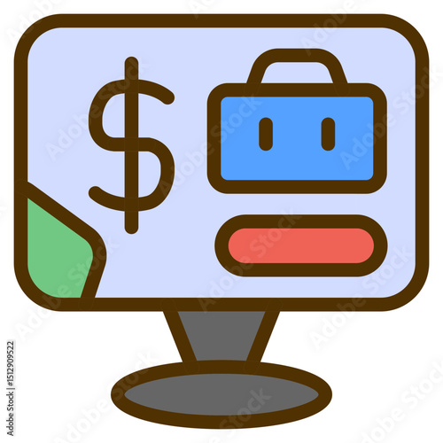 Work Media Subs Flat Icon