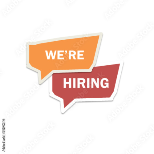 hiring symbol icon shapes of vector