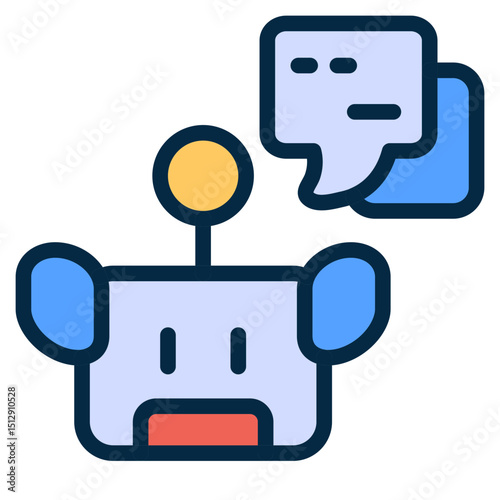 Chatbot Flat Icon