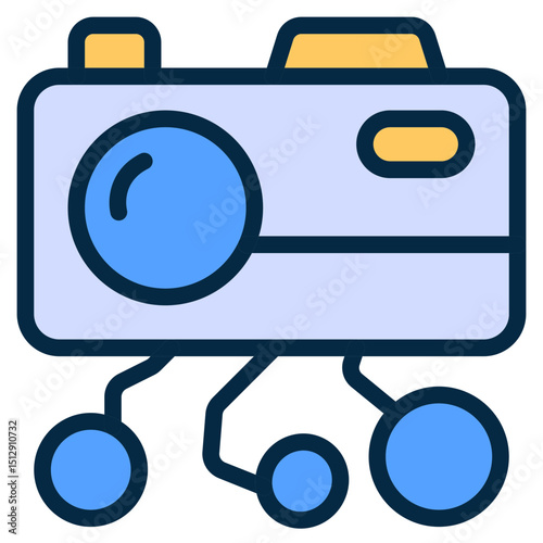 Smart Camera Flat Icon