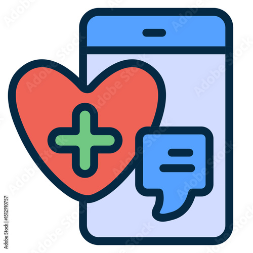 Telemedicine Flat Icon