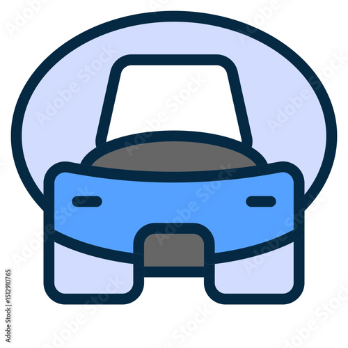 VR Flat Icon