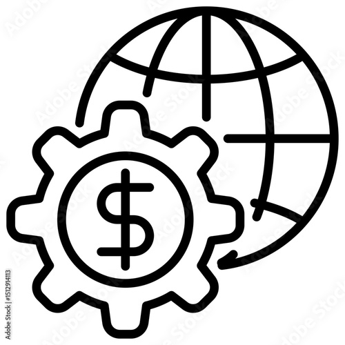 Economy Outline Icon