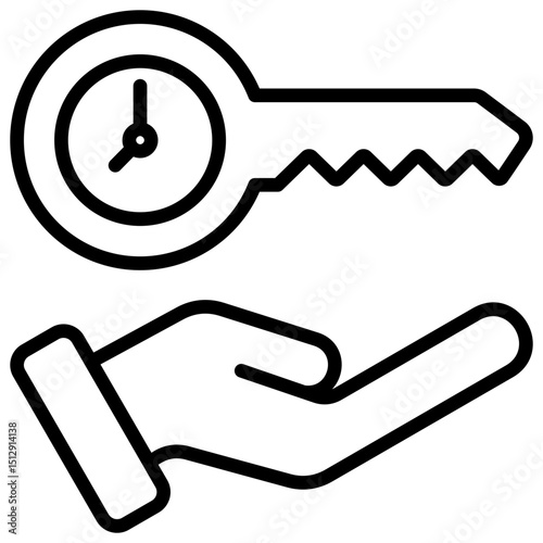 Rent Outline Icon