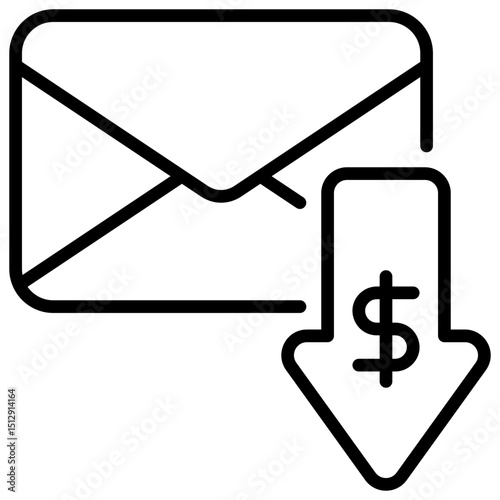 Salary Outline Icon