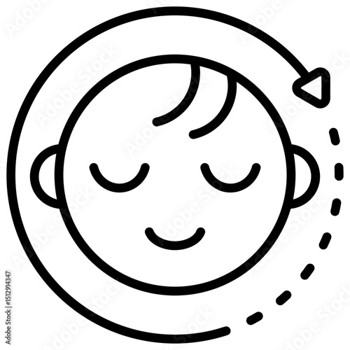 Childcare Outline Icon