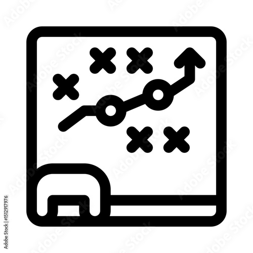 Strategy Game line icon