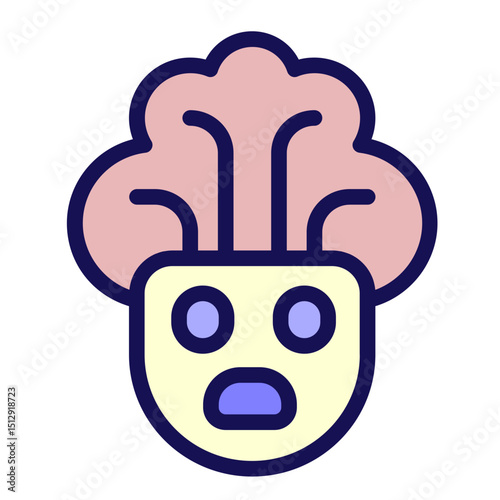 Mind explosion Flat Icon