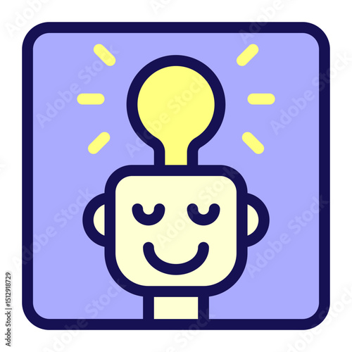 Open Mind Flat Icon