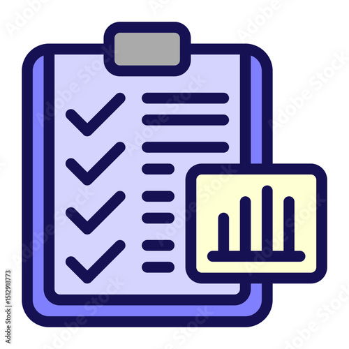 Progress checklist Flat Icon