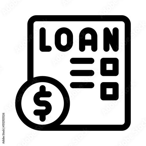 Loan line icon