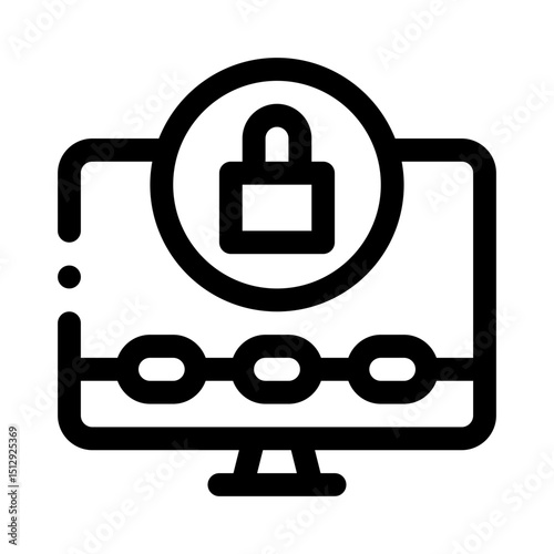 Ransomware line icon