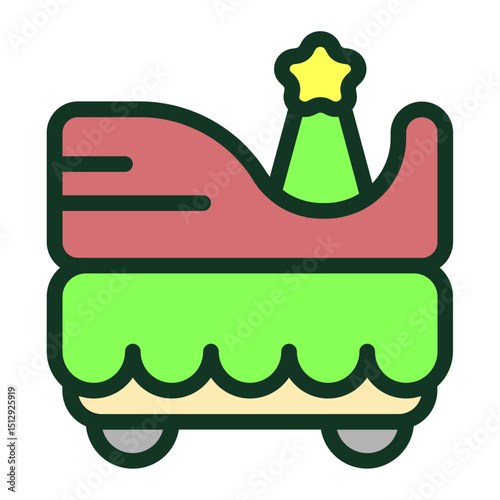 Parade Float Flat Icon