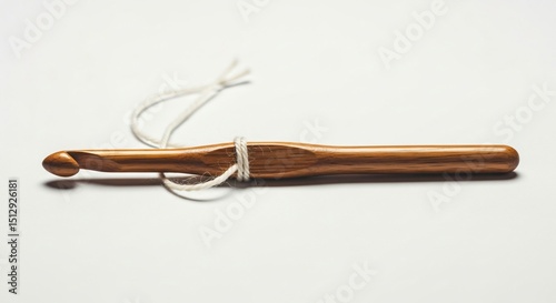 Smooth Wooden Crochet Hook Handcrafted Quality for Knitting and Crochet Projects