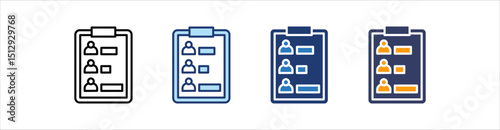 Polling Icon Set Multiple Style Collection  