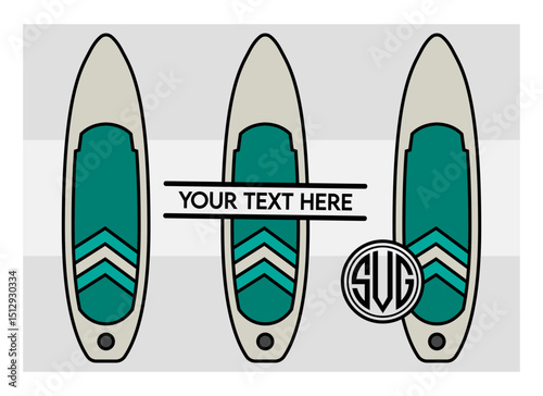 Surfboard SVG Silhouette Bundle, Surfing Silhouette, Summer Svg, Surf boards Svg, Surfing Board Svg, Surfboard Png, Surfboard Monogram Svg, Split Monogram, Circle Monogram 