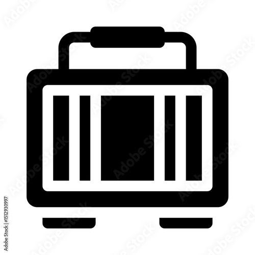 Suitcase glyph icon