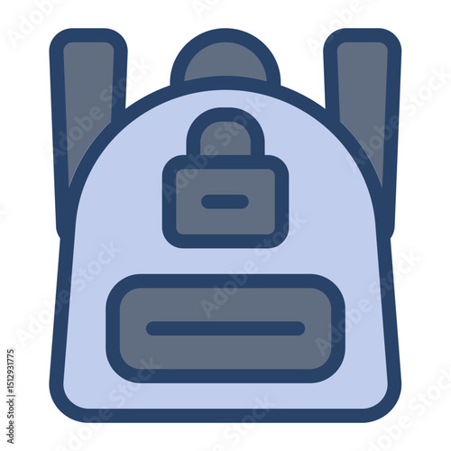 Anti-Theft Bag Flat Icon