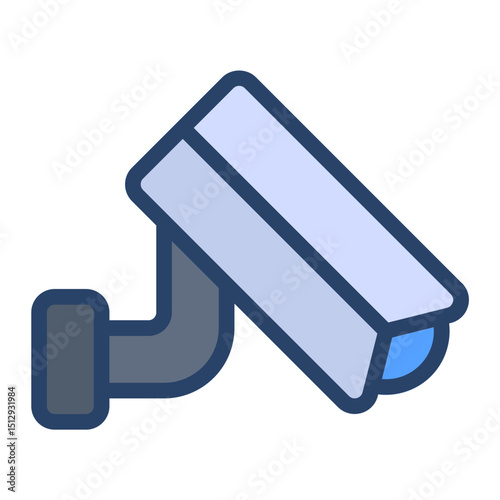 Security Camera Flat Icon