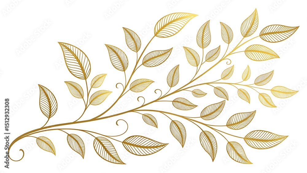 Fototapeta premium gold laurel wreath